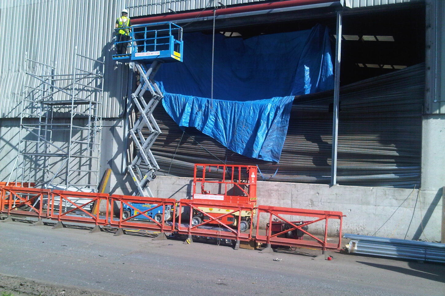 London Waste, Roller Shutter Installation
